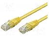 Goobay Patch cord Cat 5e, U/UTP, conexiune 1: 1, 5m, Goobay - 68376