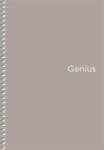 Shkolyaryk Publishing House Spirálfüzet, A5, kockás, 80 lap, PP borító, SHKOLYARYK "Genius", (A5-080-6806K)