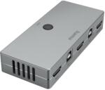 Hama KVM превключвател Hama Connect2Switch, 4-портов, USB, HDMI, Вкл. кабели (HAMA-200135) - thx