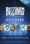Blizzard Entertainment Battle. net feltöltőkártyák 20 EUR