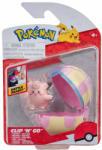 Jazwares Pokemon - Figurine Clip N Go, Clefairy & Heal Ball - Jazwares (pkw2666) Figurina