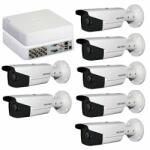 Hikvision Kit Supraveghere full HD 1080P cu 7 Camere Exterior Exir 80m + DVR 8 canale video / 1 canal audio (201901014264) - esell