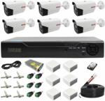 Rovision Sistem supraveghere 6 camere Rovision oem Hikvision 2MP Full HD, DVR Pentabrid 8 canale, full hd, accesorii si hard incluse (33151-) - esell