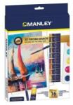 Manley Gouache Painting Set Manley 16 Piese Multicolor