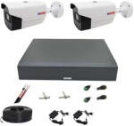 Rovision Sistem de supraveghere video 2 camere Rovision oem Hikvision full hd IR40m, DVR 4 canale, accesorii (33279-) - esell