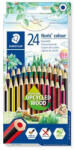 STAEDTLER Színes ceruza készlet, hatszögletű, STAEDTLER "Noris Colour 185", (185 CD24 02)
