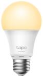 TP-Link Okos Izzó - Tapo L510E (230V; E27; 2, 4GHz WiFi; 806 lumen; 8.7 W; 2700 Kelvin; Távoli hozzáférés; Ütemezés) (TAPO L510E) - smart-otthon