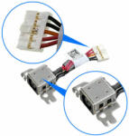 Dell Chromebook 11 3180 3181 3189 Latitude 3180 3189 3190 2 in 1 series 0XNJ46 XNJ46 DC30100ZR00 DC jack aljzat alaplapi kábellel