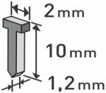 Extol Tűzőgép szeg fejjel profi 10 mm (2, 0x1, 2 mm) 1000 db (8852403)
