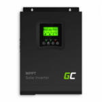 Green Cell Green Cell Solar Panel Inverter Solar Powered MPPT Solar Panel Charger 12V DC 230V AC 1000W/1000VA Pure Tone Wave (INVSOL01)