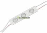  LED modul, 3 EPISTAR SMD2835 LED, DC12V, 1, 5W, IP65 zöld 3évG (LEDMODUL3SMD2835ZOLD)