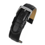  Curea Piele Naturala Textura Neteda (neagra) 18mm
