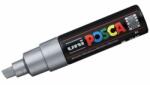 uni Marker Uni PC-8K Posca 8.0 mm, Varf Tesit, Silver, CC26