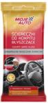 MOJE AUTO Set 24 de servetele pentru curatat bordul, aroma vanilie, efect lucios, MOJE AUTO (19-608)