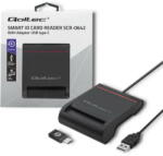QOLTEC Card reader Qoltec Smart chip ID card scanner (50642) - vexio