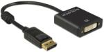 Delock Adapter DVI - Displayport - 4K - 20cm - black (62599) - vexio