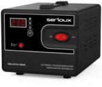 Serioux SRXA-SV124-1000VA szervomotor feszültség stabilizátor, 1000VA, IP20, alacsony feszültség, túlfeszültség, rövidzárlat, túlmelegedés elleni védelem (SRXA-SV124-1000VA)