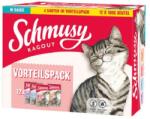 Schmusy RAGOUT Adult in Sauce Multibox 12x100g Csirke, marhahús, lazac, kacsa szószos tasakok