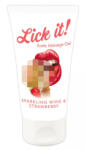 Lick-it 2in1 ehető síkosító - pezsgő-eper 50 ml