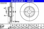 ATE Disc frana ATE 24.0124-0149.1 (24.0124-0149.1)