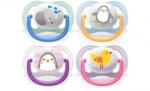 Philips Suzeta Philips-Avent Ultra Air Animals 0-6luni 2buc Ortodontica Fara BPA Multicolor (SCF080/11)
