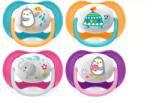 Philips Suzeta Philips-Avent Ultra Air Animals 6-18luni 2buc Ortodontica Fara BPA Multicolor (SCF080/12)