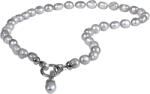 JwL Luxury Pearls Colier de perle gri reale JL0557
