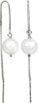 JwL Luxury Pearls Ezüst lánc fülbevalü fehér gyönggyel JL0204