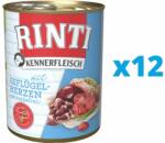 RINTI Kennerfleisch Poultry Hearts hrana umeda 12 x 800 g pentru caini, cu inimi de pasare