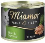 Miamor Feline Filets Hrana umeda pentru pisici , cu ton cu legume in aspic 185 g