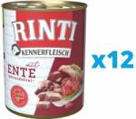 RINTI Kennerfleisch Duck hrana umeda caini 12 x 800 g cu rata