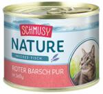 Schmusy Nature hrana in aspic pentru pisici, cu biban 185 g