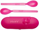 Hipp Spoons Set etetőkészlet utazásra Pink