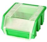 Cutie din plastic Ergobox 1 Plus 7, 5 x 11, 6 x 11, 2 cm, verde M1179157