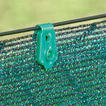 Nortene Rögzítő szőtt árnyékoló hálóhoz - FIXATEX kapocs (20 db) zöld (147121)