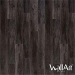 WallArt Gyors vinyl oldalfali burkolat (2 mm) - Szénfekete burkolólap WoodLook (Barnwood Oak Charcoal Black)