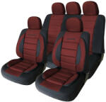 Carguard Autós üléshuzat szett - bordó / fekete - 11 db-os - HSA013 (55749RD)