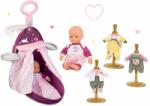 Smoby Set cărucior de înfăşat cu hăinuțe Natur Baby Nurse Smoby cu pătuț și păpușă de 32 cm (SM220346-5) Papusa