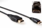 ACT AK3671 HDMI v1.4 - HDMI mini 1.4 Kábel 1m - Fekete (AK3671)