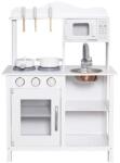 Ginger Home Детска дървена кухня Ginger Home - С аксесоари, бяла (W10C404H) - ozone