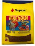 Tropical Vitality&Color Granules 3kg granulált haltáp színélénkítő és vitalizáló hatással