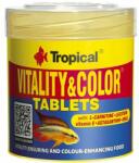 Tropical Vitality&Color Tablets 50ml/36g 80db színélénkítő haltáp tabletta formában