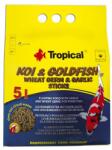 Tropical Koi&Goldfish Wheat Germ&Garlic Sticks 5l/400g víz felszínén úszó táp tavi halaknak