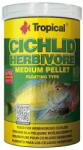 Tropical Cichlid Herbivore Medium Pellet 1000ml/360g haltáp növényevő sügéreknek