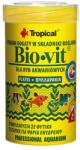 Tropical Bio-vit 100ml/20g növényi összetevőkben gazdag haltáp akváriumi halak számára