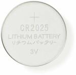 Nedis Lítium gombelem CR2025 3V 5db buborékfólia (BALCR20255BL) (BALCR20255BL)