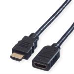 Roline Cable HDMI M-F, v1.4, 1m, Value 11.99. 5574 (11.99.5574)