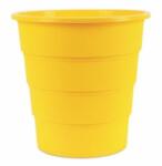 Office Products Coș de plastic pentru produse de birou, 16 ℓ, galben Cos de gunoi