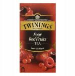 TWININGS Fekete tea TWININGS piros gyümölcsös 25 filter/doboz - papiriroszerplaza