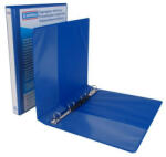 DONAU Gyűrűs könyv, panorámás, 4 gyűrű, D alakú, 44 mm, A4, PP, DONAU, kék (2788254PL-10) - bestoffice